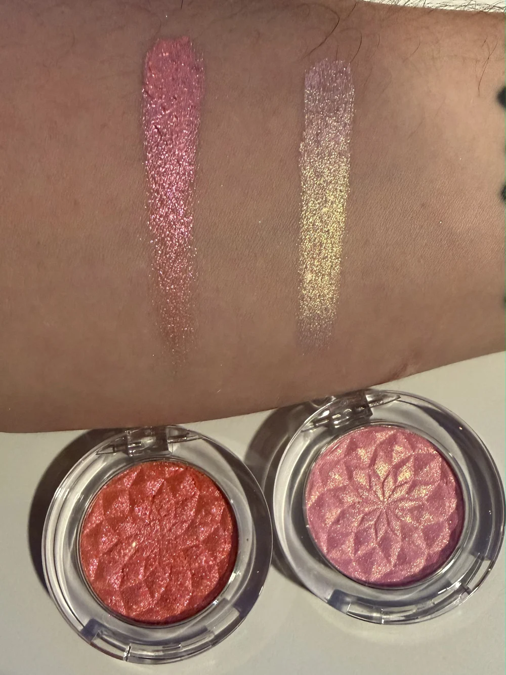 Shimmer Blush Duo in Pink & Coral